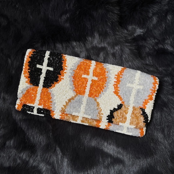 Beaded Envelope Clutch - Picture 1 of 8